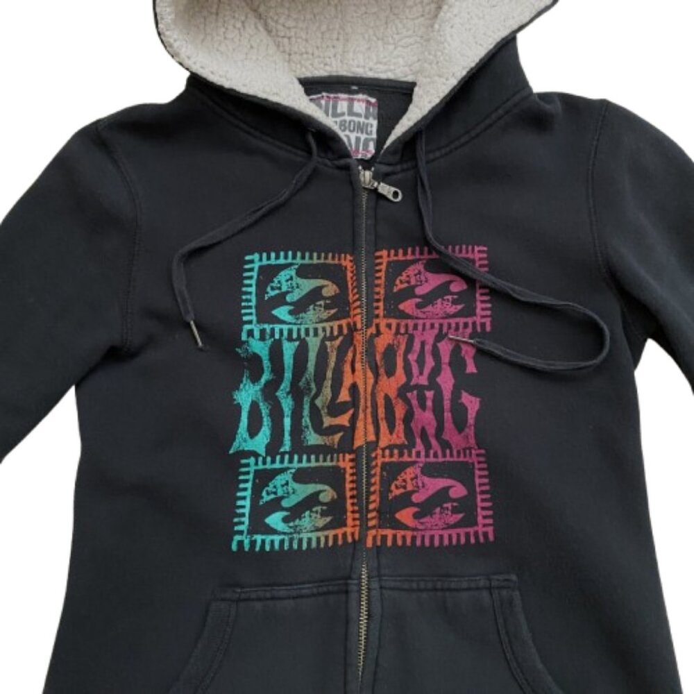 Billabong Zip Hoodie Sweatshirt size Medium - Picture 3 of 6
